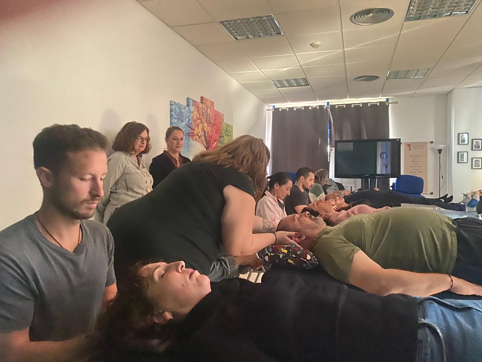 Momento durante una formación presencial 12