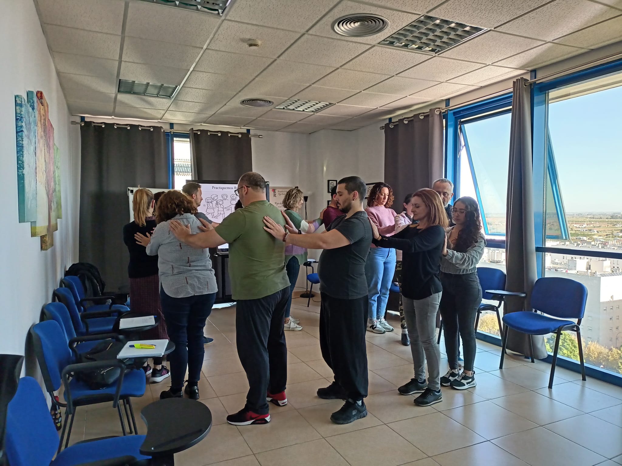 Momento durante una formación presencial 42