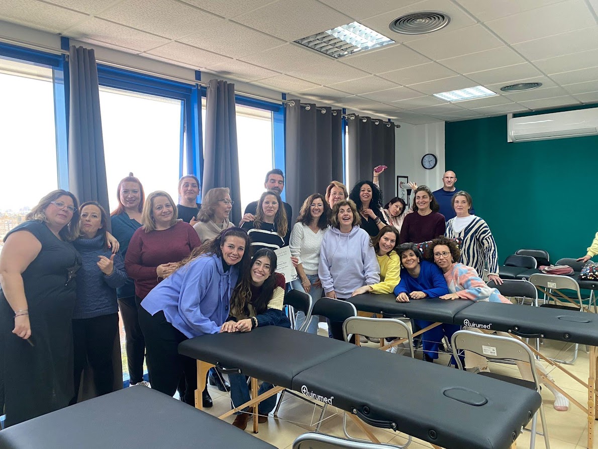 Momento durante una formación presencial 47
