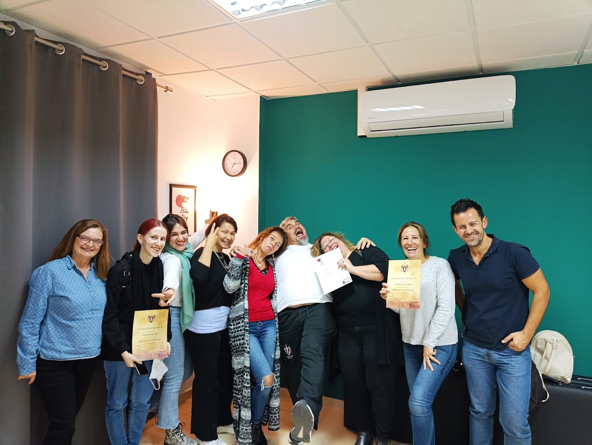 Momento durante una formación presencial 55